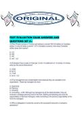 FSOT EVALUATION EXAM ANSWERS AND QUESTIONS SET A&period;pdf