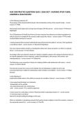 NUR 3500 PRACTICE QUESTIONS QUIZ 1 2026&sol;2027 &vert; NURSING STUDY GUIDE&comma; ANSWERS & EXAM REVIEW