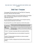 WGU D265 TASK 1 TEMPLATE &vert; ACCURATE AND VERIFIED &vert; 2026 UPDATE