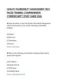 QUALYS VULNERABILITY MANAGEMENT SELFPACED TRAINING COMPREHENSIVE&NewLine;CYBERSECURITY STUDY GUIDE 2026