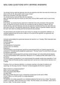 WGU D265 QUESTIONS WITH VERIFIED ANSWERS