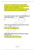 P 13 BULK OIL STORAGE FACILITY STUDY GUIDE &NewLine;NEWEST ACTUAL WITH COMPLETE QUESTIONS AND &NewLine;ANSWERS 2026&sol;2027 &vert;GRADED A&plus;&sol;&sol; P 13 &NewLine;CERTIFICATION EXAM PREP &vert; PETROLEUM STORAGE &NewLine;OPERATIONS AND SAFETY REVIEW&sol;&sol;VERIFIED&sol;&sol;