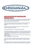 DASA EVALUATION TEST QUESTIONS AND ANSWERS SURE A&period;pdf