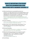 QUALYS REPORTING STRATEGIES&NewLine;PRACTICE EXAMINATION 2026&NewLine;QUESTIONS WITH ANSWERS GRADED A&plus;