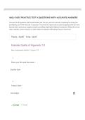 WGU D265 PRACTICE TEST A QUESTIONS WITH ACCURATE ANSWERS