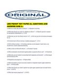LMR PMHNP TEST PAPER ALL QUESTIONS AND ANSWERS SURE A&period;pdf