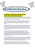 NES SPECIAL EDUCATION END OF COURSE QUESTIONS AND ANSWERS SURE A&period;pdf