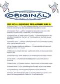CSCS SET ALL QUESTIONS AND ANSWERS SURE A&period;pdf