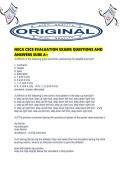 NSCA CSCS EVALUATION EXAMS QUESTIONS AND ANSWERS SURE A&period;pdf