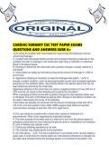 CARDIAC SURGERY CSC TEST PAPER EXAMS QUESTIONS AND ANSWERS SURE A&period;pdf