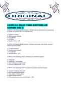 CAHIMS ALL EXAMS FINALS QUESTIONS AND ANSWERS SURE A&period;pdf