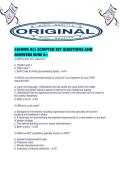 CAHIMS ALL SCRIPTED SET QUESTIONS AND ANSWERS SURE A&period;pdf