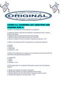 CAHIMS ALL EXAMINERS 2027 QUESTIONS AND ANSWERS SURE A&period;pdf