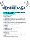 EXCEL CRASH COURSE ACTUAL FINALS ANSWERS AND QUESTIONS SURE A&period;pdf