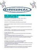 EXCEL CRASH COURSE END OF COURSE ANSWERS AND QUESTIONS SURE A&period;pdf