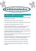 QAC CATEGORY B LANDSCAPE MAINTENANCE ALL ANSWERS AND QUESTIONS SURE A&period;pdf