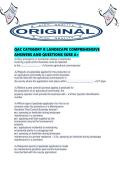 QAC CATEGORY B LANDSCAPE COMPREHENSIVE ANSWERS AND QUESTIONS SURE A&period;pdf