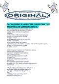 QAC CATEGORY B LANDSCAPE EVALUATION TEST ANSWERS AND QUESTIONS SURE A&period;pdf