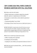 QSP COURSE 2026 FINAL PAPER COMPLETE&NewLine;REVISION QUESTIONS WITH FULL SOLUTIONS