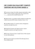 QSP COURSE 2026 EXAM SCRIPT COMPLETE&NewLine;QUESTIONS AND SOLUTIONS GRADED A&plus;