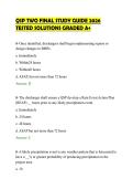 QSP TWO FINAL STUDY GUIDE 2026&NewLine;TESTED SOLUTIONS GRADED A&plus;
