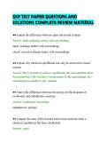QSP TEST PAPER QUESTIONS AND&NewLine;SOLUTIONS COMPLETE REVIEW MATERIAL