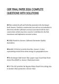 QSP FINAL PAPER 2026 COMPLETE&NewLine;QUESTIONS WITH SOLUTION