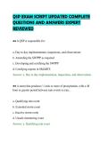 QSP EXAM SCRIPT UPDATED COMPLETE&NewLine;QUESTIONS AND ANSWERS EXPERT&NewLine;REVIEWED