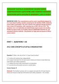 AUXILIARY FLOTILLA LEADERSHIP COURSE EXAM&comma; &NewLine;COMPREHENSIVE QUESTIONS AND VERIFIED ANSWERS &NewLine;QUESTIONS WITH ACCURATE ANSWERS &vert; GET IT RIGHT
