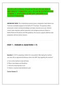 DAVITA PCT FINAL EXAM ACTUAL EXAM 2026 &vert; 2 &NewLine;DIFFERENT VERSIONS &vert; ALL EXAM QUESTIONS AND &NewLine;CORRECT ANSWERS &lpar;ALREADY GRADED A&plus;&rpar; &vert; &NewLine;LATEST VERSIONS