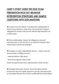 QASP S STUDY GUIDE 108 2026 EXAM&NewLine;PREPARATION PACK KEY BEHAVIOR&NewLine;INTERVENTION STRATEGIES AND SAMPLE&NewLine;QUESTIONS WITH EXPLANATIONS&NewLine;
