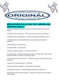 88M RED BOOK EVALUATION TEST ANSWERS AND QUESTIONS SURE A&period;pdf