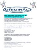 RECA FUNDAMENTALS EVALUATION TEST ANSWERS AND QUESTIONS SURE A&period;pdf