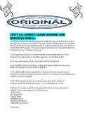 TPATC ALL CORRECT EXAMS ANSWERS AND QUESTIONS SURE A&period;pdf
