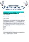 FLORIDA RESTRICTED BARBER COMPREHENSIVE ANSWERS AND QUESTIONS SURE A&period;pd