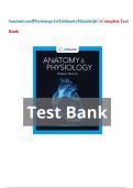 Test Bank for Anatomy and Physiology&comma; 1st Edition by Elizabeth &vert; All Chapters &vert; Practice Questions & Answers