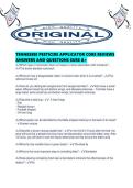 TENNESSEE PESTICIDE APPLICATOR CORE REVIEWS ANSWERS AND QUESTIONS SURE A&period;pdf