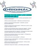 TENNESSEE PESTICIDE CORRECT LATEST ANSWERS AND QUESTIONS SURE A&period;pdf