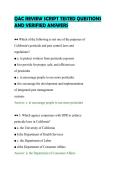 QAC REVIEW SCRIPT TESTED QUESTIONS&NewLine;AND VERIFIED ANSWERS
