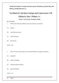 Test Bank for Nutrition&colon; Concepts & Controversies 17th Edition by Frances Sizer&comma; Ellie Whitney & Mary Wissmann &vert; All 15 Chapters &vert; Practice Questions & Answers &vert; Updated 2027