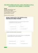 SECURITY FORCES BLOCK 3 TEST UPDATED ACTUAL&NewLine;QUESTIONS AND CORRECT ANSWERS
