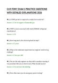 Q-01 FDNY EXAM 3 PRACTICE QUESTIONS&NewLine;WITH DETAILED EXPLANATIONS 2026