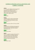 SEJPME II UPDATED ACTUAL QUESTIONS AND&NewLine;CORRECT ANSWERS