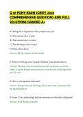 Q 01 FDNY EXAM SCRIPT 2026&NewLine;COMPREHENSIVE QUESTIONS AND FULL&NewLine;SOLUTIONS GRADED A&plus;