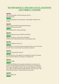 SEM 580 MODULE 1 UPDATED ACTUAL QUESTIONS&NewLine;AND CORRECT ANSWERS