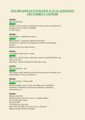 SEM 580 MODULE II UPDATED ACTUAL QUESTIONS&NewLine;AND CORRECT ANSWERS