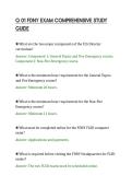 Q 01 FDNY EXAM COMPREHENSIVE STUDY&NewLine;GUIDE&NewLine;