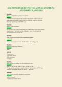 SEM 580 MODULE III UPDATED ACTUAL QUESTIONS&NewLine;AND CORRECT ANSWERS