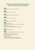 SERIES 65 EXAM REVIEW UPDATED ACTUAL&NewLine;QUESTIONS AND CORRECT ANSWERS