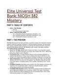 2026&sol;2027 Elite NIOSH 582 & 7400 Method Mastery Test Bank &vert;  Advanced Airborne Asbestos QA Scenarios & Answers